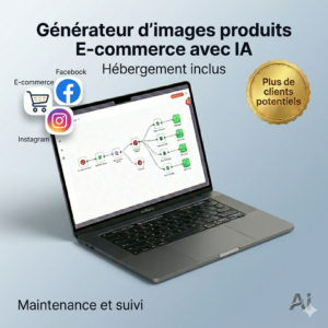 Générateur d’images produits E-commerce avec IA Générateur d’images produits E-commerce avec IA