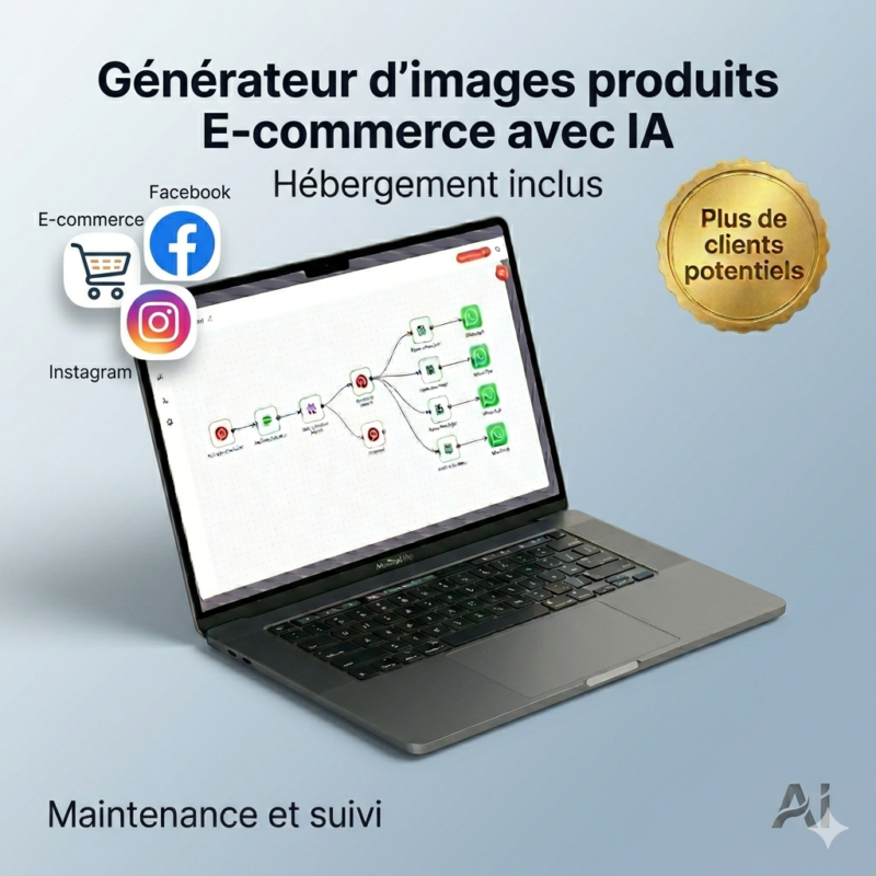 Générateur d’images produits E-commerce avec IA Générateur d’images produits E-commerce avec IA