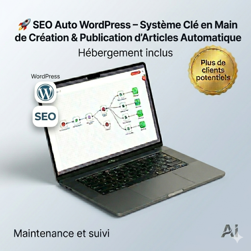 🚀 SEO Auto WordPress – Système Clé en Main de Création & Publication d’Articles Automatique Création et Publication d’Articles