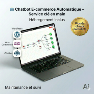 🤖 Chatbot E-commerce Automatique – Service clé en main Chatbot E-commerce Automatique – Service clé en main