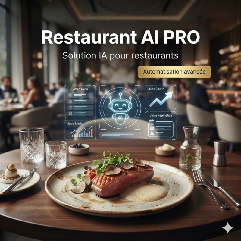 Restaurant AI PRO Restaurant AI PRO - Automatisation avancee pour restaurant Maroc